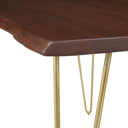 Ardor 60" Live Edge Acacia Wood Acacia Wood Dining Table by Modway