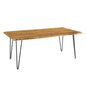 Ardor 74" Live Edge Acacia Wood Acacia Wood Dining Table by Modway