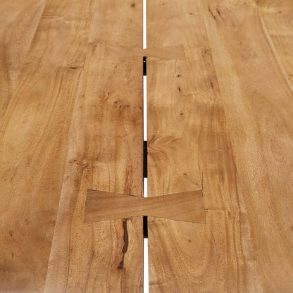 Ardor 74" Live Edge Acacia Wood Acacia Wood Dining Table by Modway