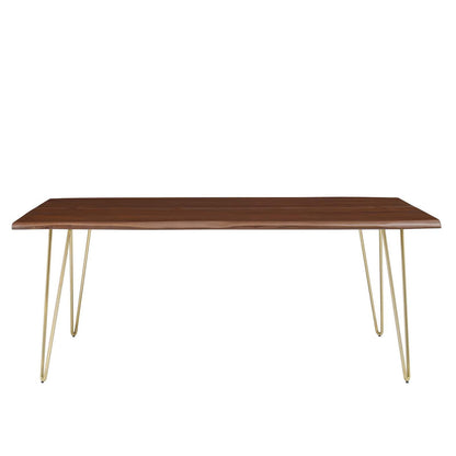 Ardor 74" Live Edge Acacia Wood Acacia Wood Dining Table by Modway
