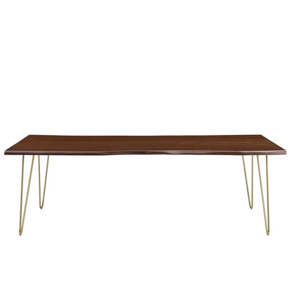 Ardor 96" Live Edge Acacia Wood Acacia Wood Dining Table by Modway