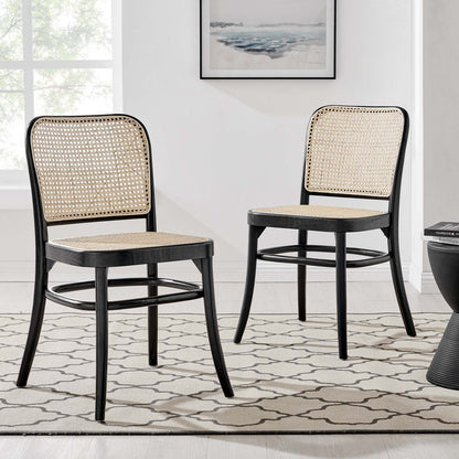 Winona Wood Dining Side Chair Set of 2 by Modway