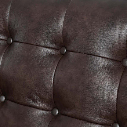 Exalt Tufted Leather Sofa by Modway