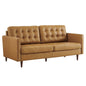 Exalt Tufted Leather Sofa by Modway