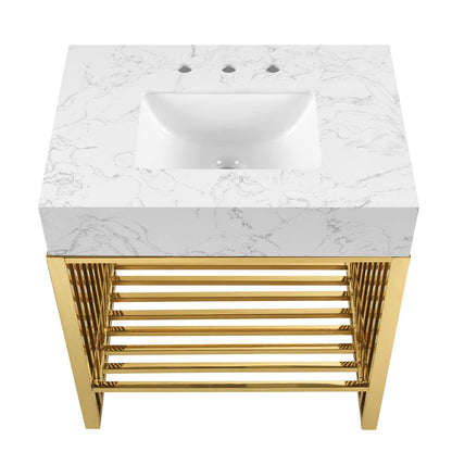 Gridiron 30" Bathroom Vanity by Modway