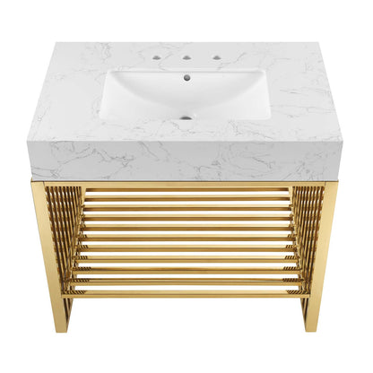 Gridiron 36" Bathroom Vanity by Modway