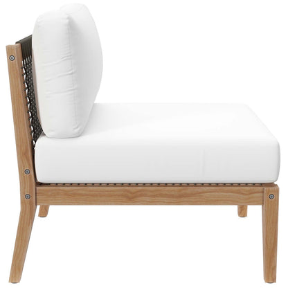 Clearwater Outdoor Patio Teak Wood Sofa by Modway