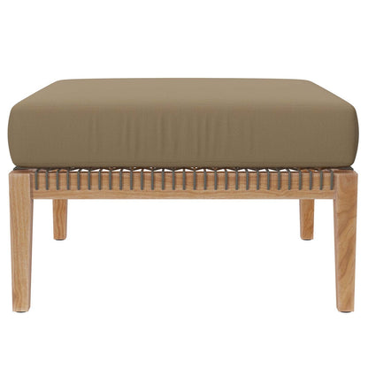 Clearwater 6-Piece Outdoor Patio Teak Wood Sectional Sofa by Modway