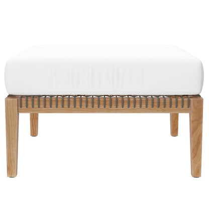 Clearwater 6-Piece Outdoor Patio Teak Wood Sectional Sofa by Modway