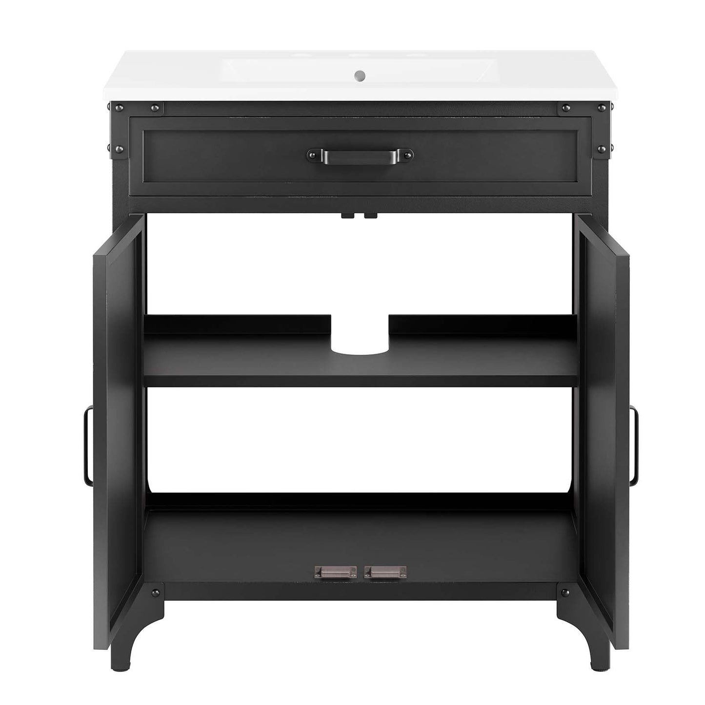 Steamforge 30" Bathroom Vanity Cabinet (Sink Basin Not Included) by Modway