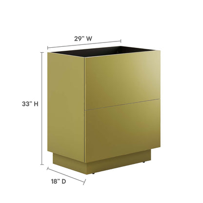 Quantum 30" Bathroom Vanity Cabinet (Sink Basin Not Included) by Modway