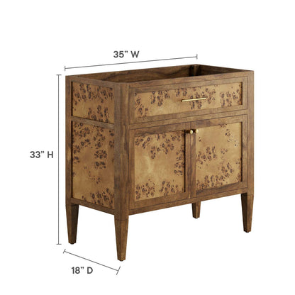 Elysian 36" Wood Bathroom Vanity Cabinet (Sink Basin Not Included) by Modway