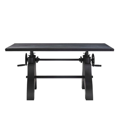 Genuine 60" Crank Adjustable Height Dining Table and Computer Desk by Modway