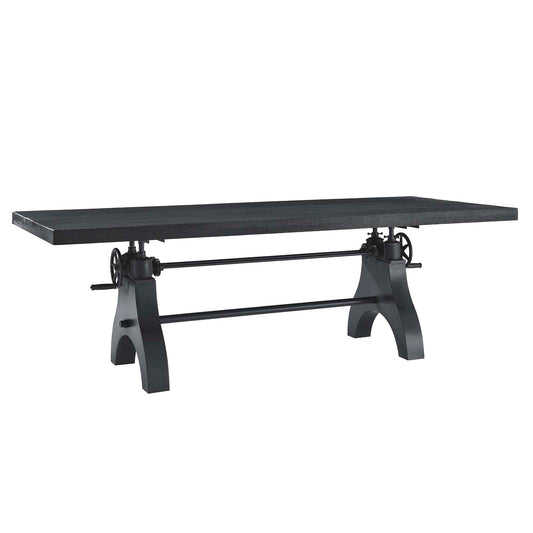 Genuine 96" Crank Adjustable Height Dining and Conference Table by Modway
