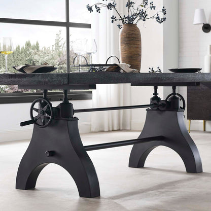 Genuine 96" Crank Adjustable Height Dining and Conference Table by Modway