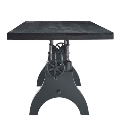 Genuine 96" Crank Adjustable Height Dining and Conference Table by Modway
