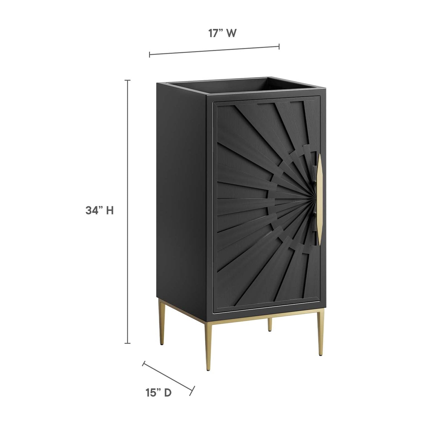 Awaken 18" Bathroom Vanity Cabinet by Modway