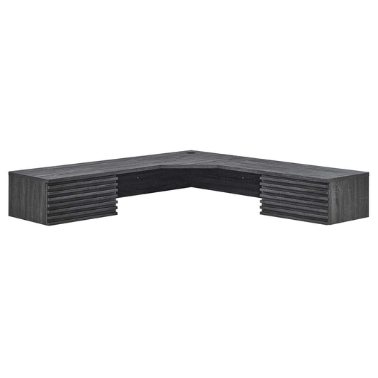 Render Wall Mount Corner Office Desk by Modway