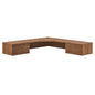 Render Wall Mount Corner Office Desk by Modway