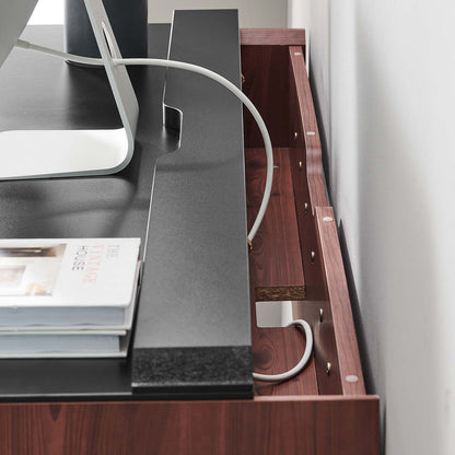 Kinetic 49" Wall-Mount Office Desk by Modway