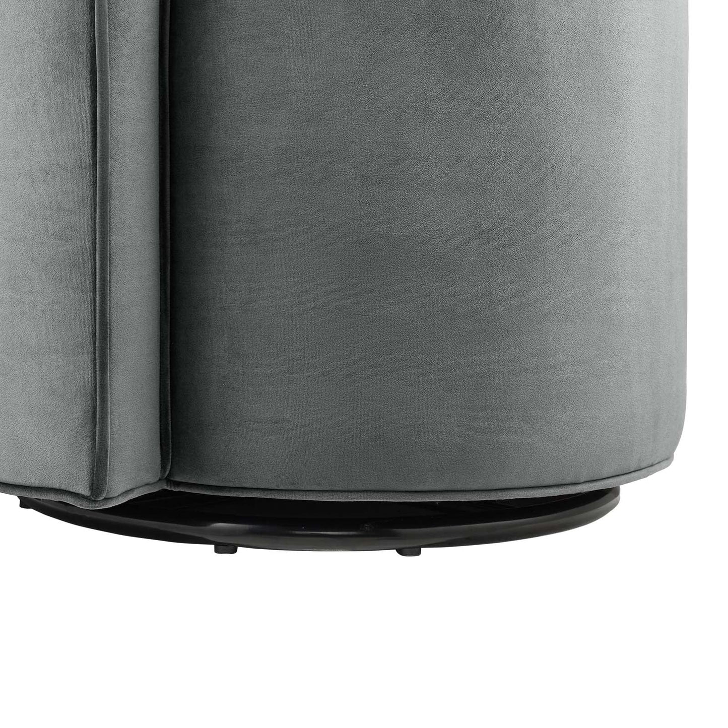 Della Performance Velvet Fabric Swivel Chair by Modway