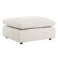 Commix Down Filled Overstuffed Boucle Fabric Ottoman by Modway