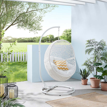 Encase Outdoor Patio Rattan Swing Chair by Modway
