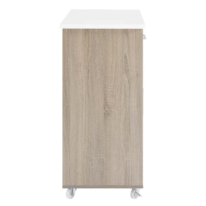 Culinary Kitchen Cart With Towel Bar by Modway