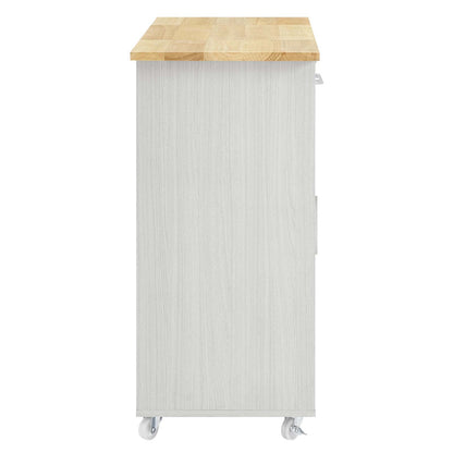 Culinary Kitchen Cart With Towel Bar by Modway