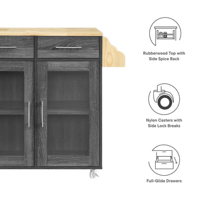 Cuisine Kitchen Cart by Modway