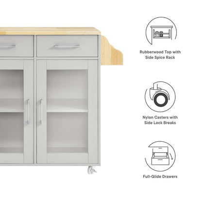 Cuisine Kitchen Cart by Modway
