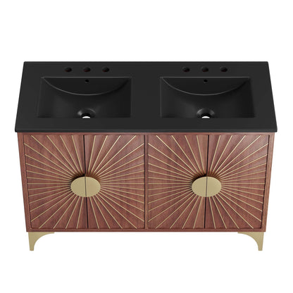 Daylight 48" Double Sink Bathroom Vanity by Modway