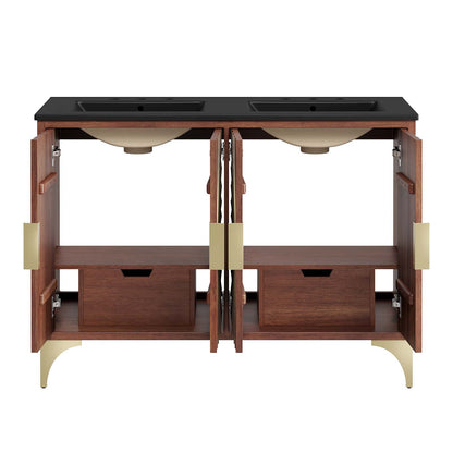 Daylight 48" Double Sink Bathroom Vanity by Modway