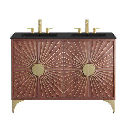 Daylight 48" Double Sink Bathroom Vanity by Modway