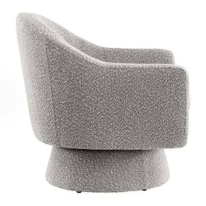 Astral Boucle Fabric Swivel Chair by Modway