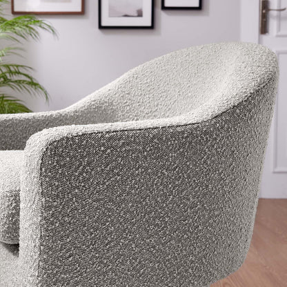 Astral Boucle Fabric Swivel Chair by Modway