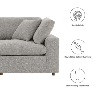 Commix Down Filled Overstuffed Boucle Fabric Loveseat by Modway