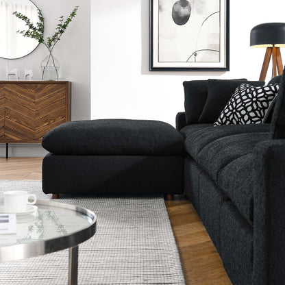 Commix 5-Piece Down Filled Overstuffed Boucle Fabric Sectional Sofa by Modway