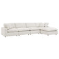 Commix 5-Piece Down Filled Overstuffed Boucle Fabric Sectional Sofa by Modway