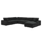 Commix 7-Piece Down Filled Overstuffed Boucle Sectional Sofa by Modway