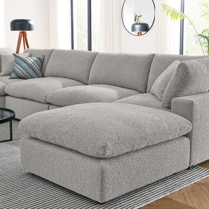 Commix 7-Piece Down Filled Overstuffed Boucle Sectional Sofa by Modway