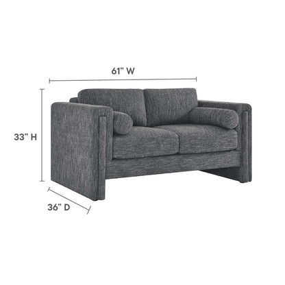 Visible Fabric Loveseat by Modway