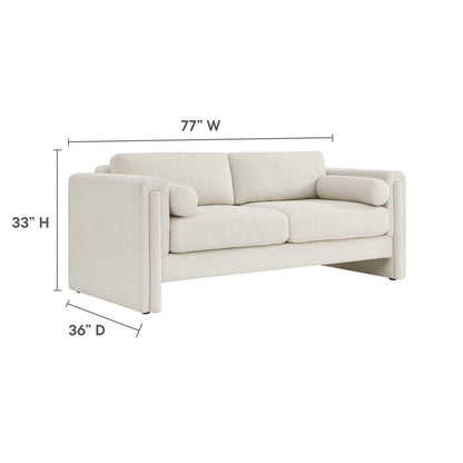 Visible Boucle Fabric Sofa by Modway