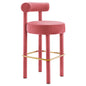 Toulouse Performance Velvet Bar Stool by Modway