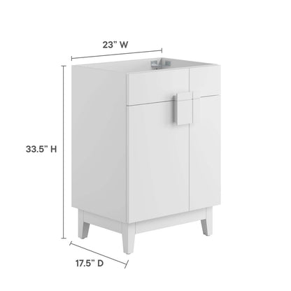 Miles 24" Bathroom Vanity Cabinet (Sink Basin Not Included) by Modway