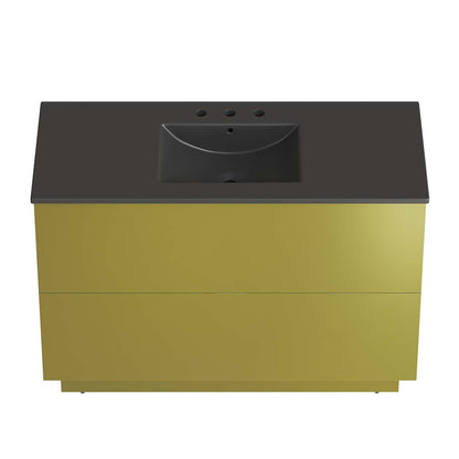 Quantum 48" Single Sink Bathroom Vanity by Modway
