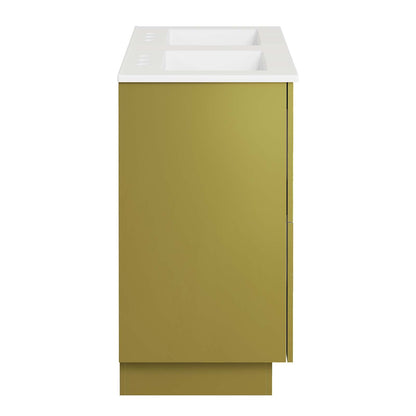 Quantum 48" Double Sink Bathroom Vanity by Modway