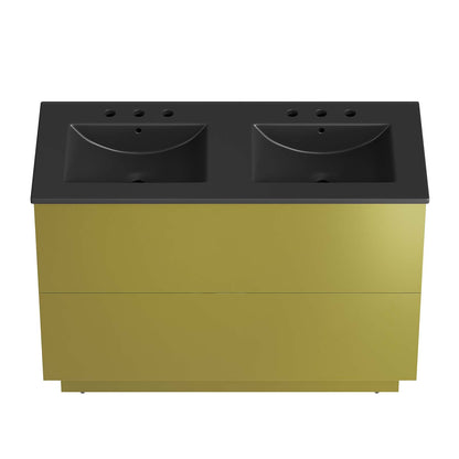 Quantum 48" Double Sink Bathroom Vanity by Modway
