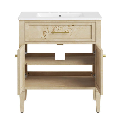 Elysian 30" Wood Bathroom Vanity by Modway