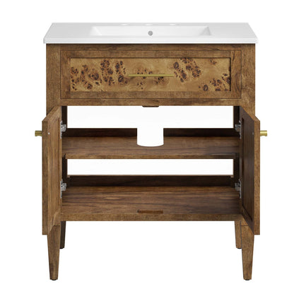 Elysian 30" Wood Bathroom Vanity by Modway